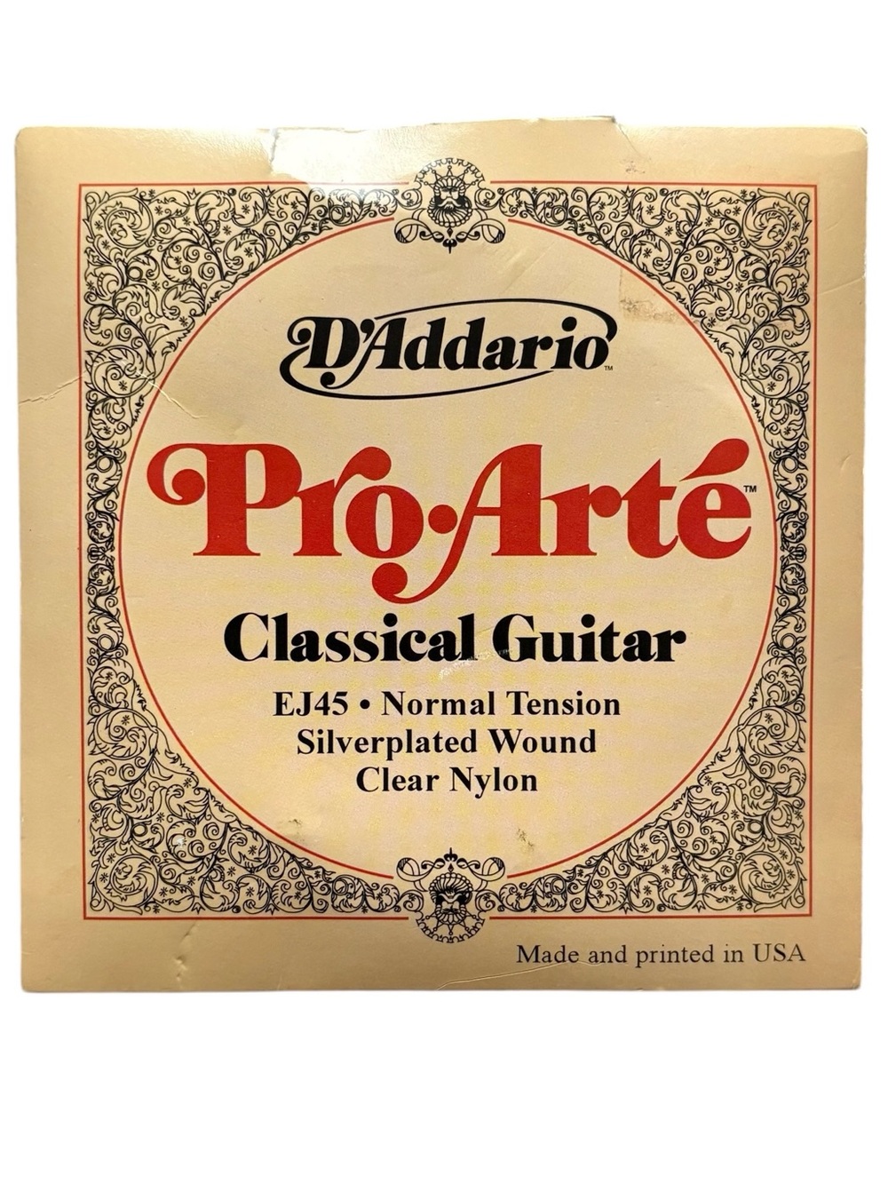D'Addario Pro-Arte EJ45 Normal Tension Classical Strings Clear Nylon 6-Strings